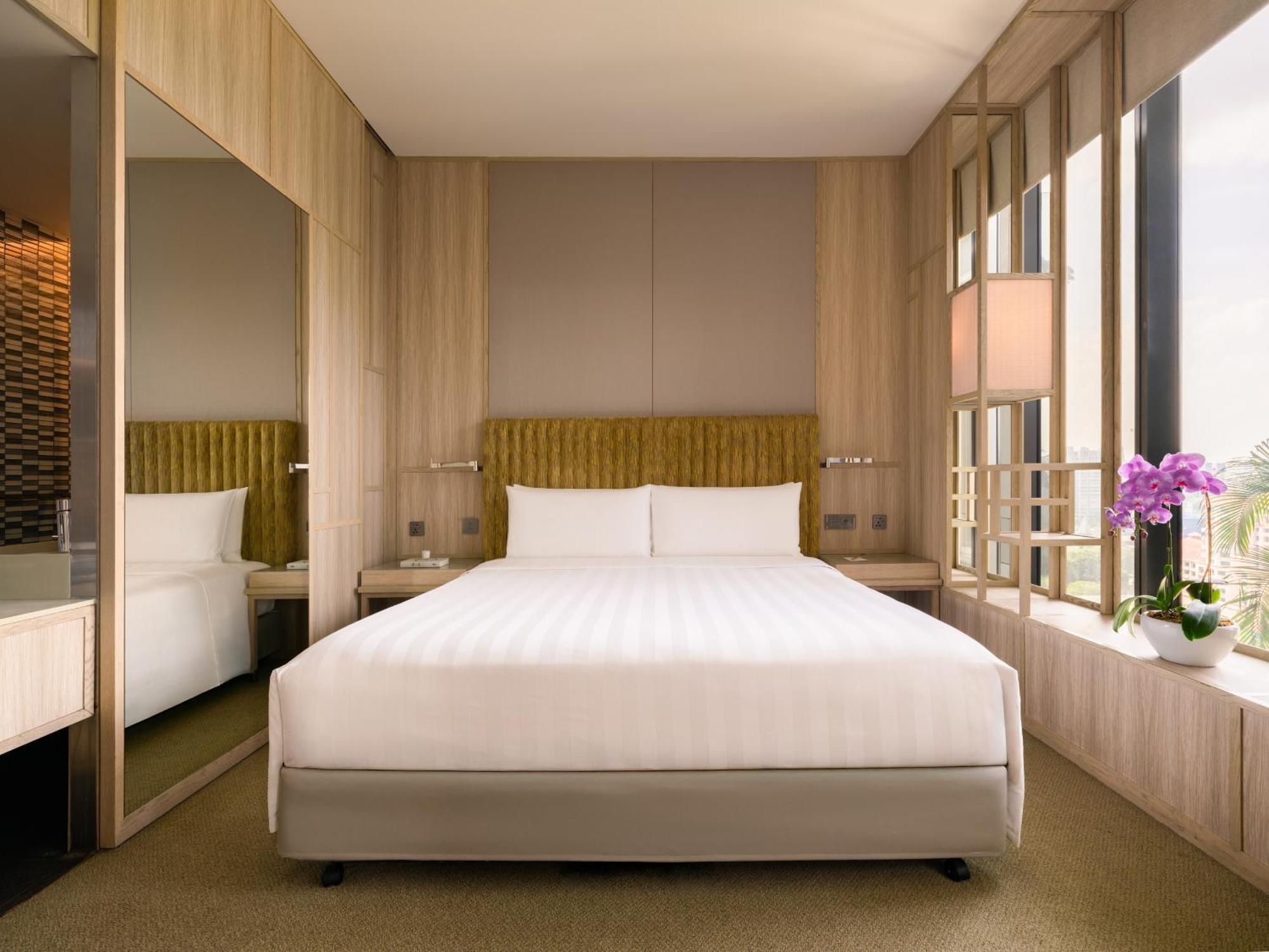 Parkroyal Collection Pickering, Сингапур Екстериор снимка A bedroom at the hotel